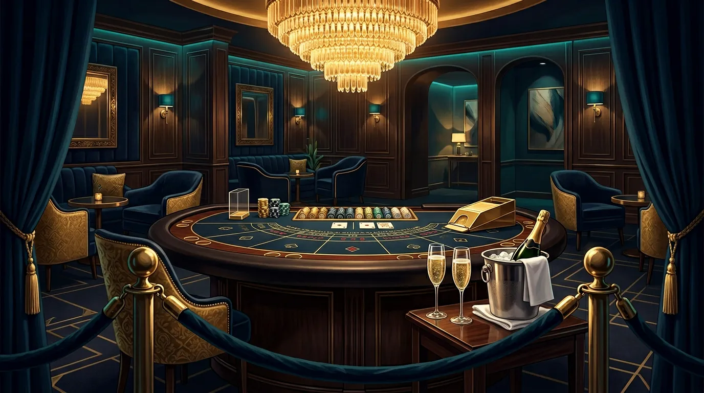 Golisimo VIP High-Roller privater Casino-Raum